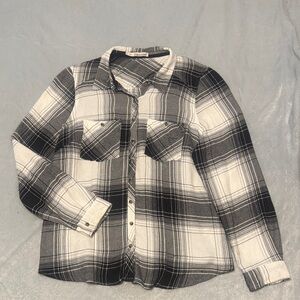 Maurices Monochrome Plaid Shirt